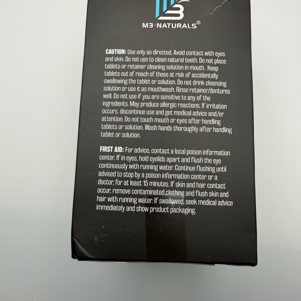 M3 Naturals Retainer Cleaner Tablets - Picture 4 of 6